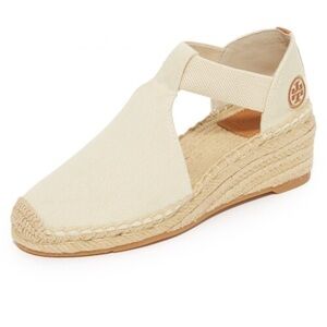 Tory Burch Sandal Catalina Espadrille Wedge
Natural Shoe Slip On Logo Sz 5